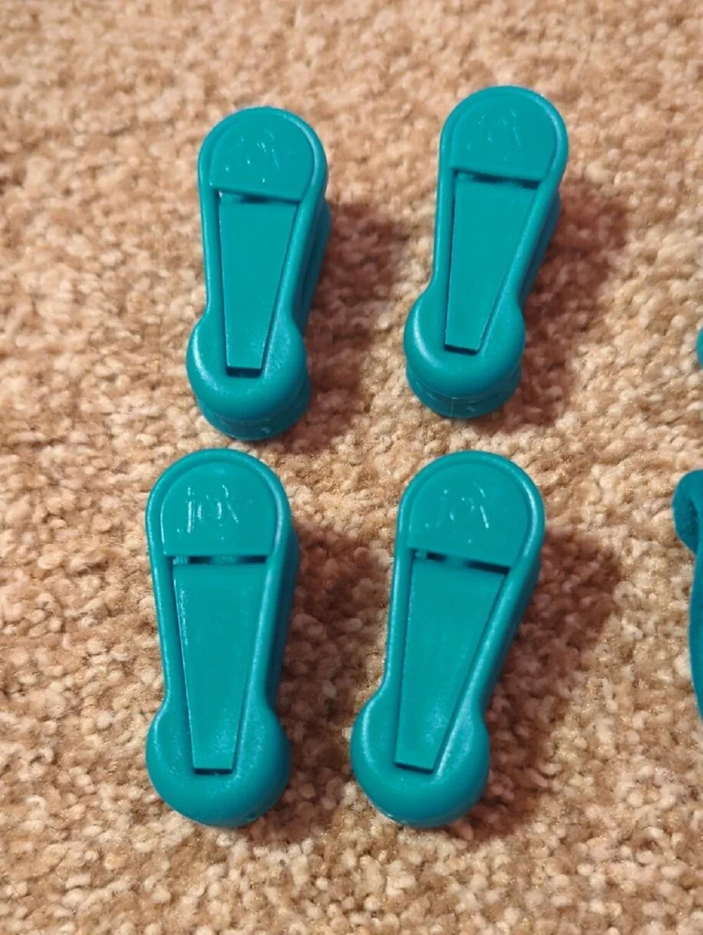 Joy Mangano Teal Closet Clips and Hooks Set